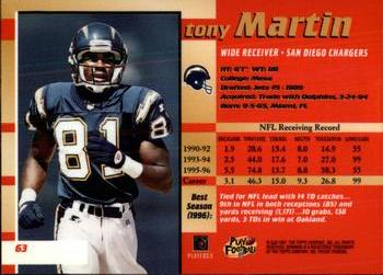 1997 Bowman's Best #63 Tony Martin Back