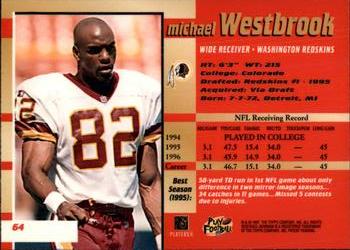 1997 Bowman's Best #64 Michael Westbrook Back