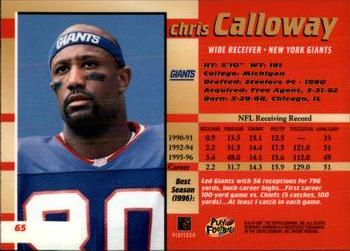 1997 Bowman's Best #65 Chris Calloway Back