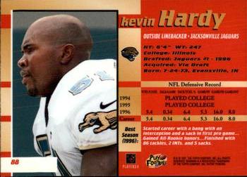 1997 Bowman's Best #88 Kevin Hardy Back