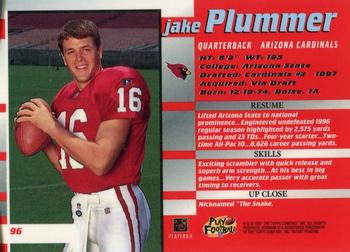 1997 Bowman's Best #96 Jake Plummer Back