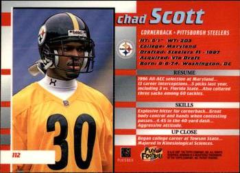 1997 Bowman's Best #112 Chad Scott Back