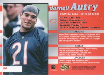 1997 Bowman's Best #118 Darnell Autry Back