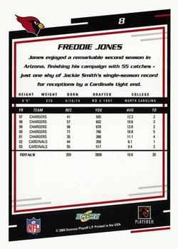 2004 Score - Glossy #8 Freddie Jones Back