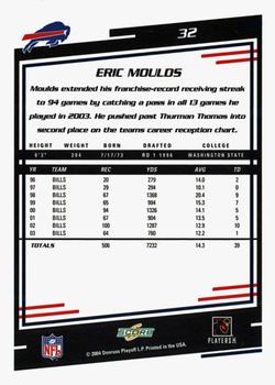 2004 Score - Glossy #32 Eric Moulds Back