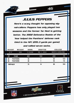 2004 Score - Glossy #46 Julius Peppers Back