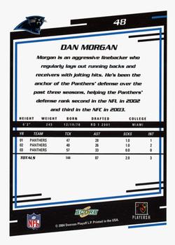 2004 Score - Glossy #48 Dan Morgan Back