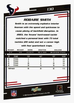 2004 Score - Glossy #130 Robaire Smith Back