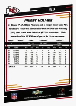 2004 Score - Glossy #153 Priest Holmes Back