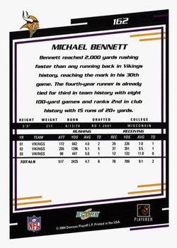 2004 Score - Glossy #162 Michael Bennett Back