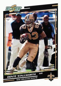 2004 Score - Glossy #198 Donte Stallworth Front