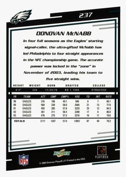 2004 Score - Glossy #237 Donovan McNabb Back