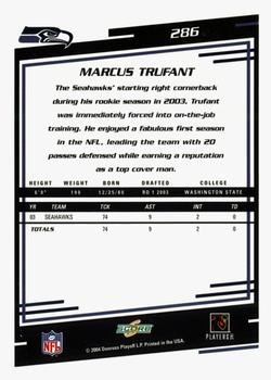 2004 Score - Glossy #286 Marcus Trufant Back