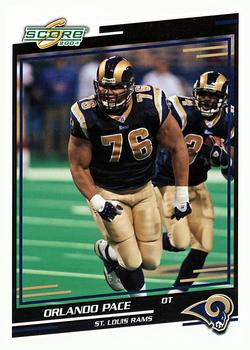 2004 Score - Glossy #296 Orlando Pace Front