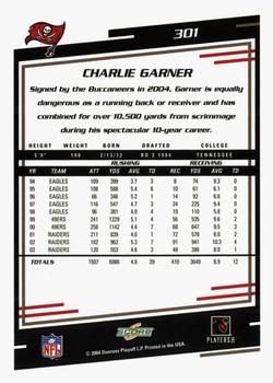 2004 Score - Glossy #301 Charlie Garner Back