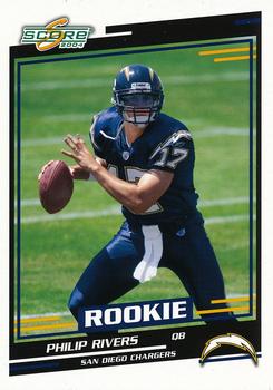 2004 Score - Glossy #374 Philip Rivers Front