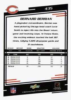 2004 Score - Glossy #435 Bernard Berrian Back