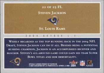 2004 SkyBox LE - Future Legends #22 FL Steven Jackson Back