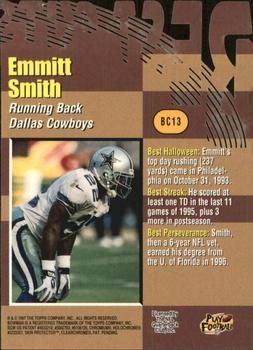 1997 Bowman's Best - Cuts #BC13 Emmitt Smith Back