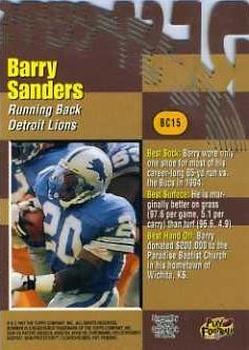 1997 Bowman's Best - Cuts #BC15 Barry Sanders Back