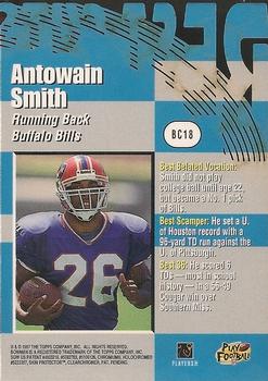 1997 Bowman's Best - Cuts #BC18 Antowain Smith Back