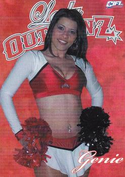 2008 Lehigh Valley Outlawz (CIFL) #30 Genie Front