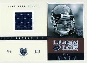 2004 SkyBox LE - LEgends of the Draft Jerseys Silver #LD-BU Brian Urlacher Front