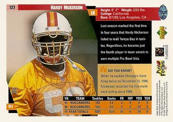 1997 Collector's Choice #127 Hardy Nickerson Back