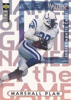 1997 Collector's Choice #58 Marshall Faulk Front