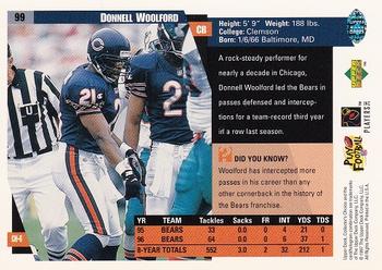 1997 Collector's Choice #99 Donnell Woolford Back