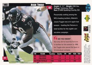 1997 Collector's Choice #183 Jessie Tuggle Back
