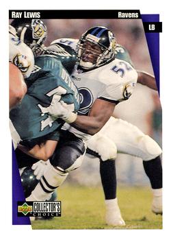 1997 Collector's Choice #261 Ray Lewis Front