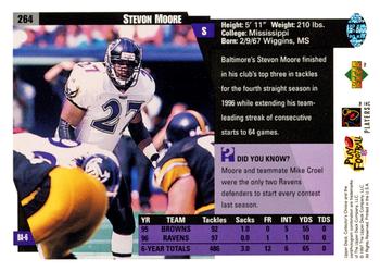 1997 Collector's Choice #264 Stevon Moore Back
