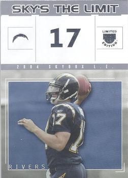 2004 SkyBox LE - Sky's the Limit #3 SL Philip Rivers  Front
