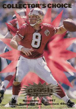 1997 Collector's Choice - You Crash the Game #C3 Steve Young Front