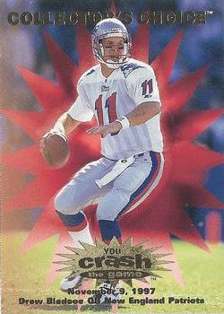 1997 Collector's Choice - You Crash the Game #C5 Drew Bledsoe Front