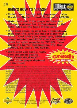 1997 Collector's Choice - You Crash the Game #C8 John Elway Back