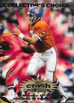 1997 Collector's Choice - You Crash the Game #C8 John Elway Front