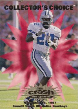 1997 Collector's Choice - You Crash the Game #C22 Emmitt Smith Front