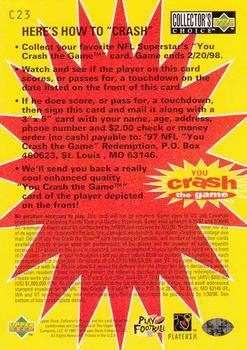 1997 Collector's Choice - You Crash the Game #C23 Karim Abdul-Jabbar Back