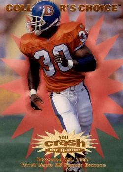 1997 Collector's Choice - You Crash the Game #C25 Terrell Davis Front