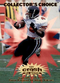 1997 Collector's Choice - You Crash the Game #C29 Byron Hanspard Front