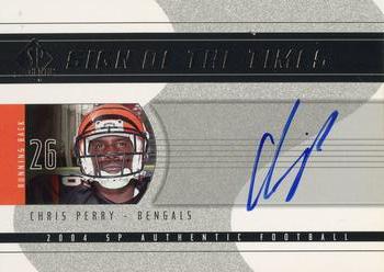 2004 SP Authentic - Sign of the Times #SOT-CH Chris Perry Front