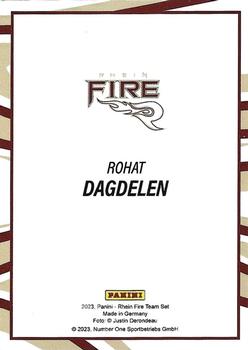 2023 Panini Rhein Fire #NNO Rohat Dagdelen Back