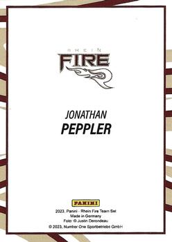 2023 Panini Rhein Fire #NNO Jonathan Peppler Back