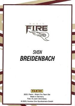 2023 Panini Rhein Fire #NNO Sven Breidenbach Back