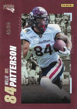 2023 Panini Rhein Fire - Red #NNO Willie Patterson Front