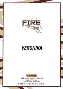 2023 Panini Rhein Fire - Red #NNO Veronika Back