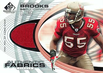 2004 SP Game Used - Authentic Fabrics #AF-DB Derrick Brooks Front
