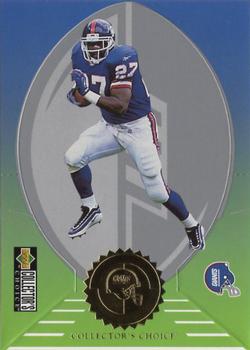1997 Collector's Choice - Mini-Standee #ST15 Rodney Hampton Front